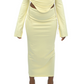 MAYA Mid-Rise Maxi Skirt - Cream