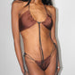 Athena - The Multiway Bikini  - Chocolate (Made to order)