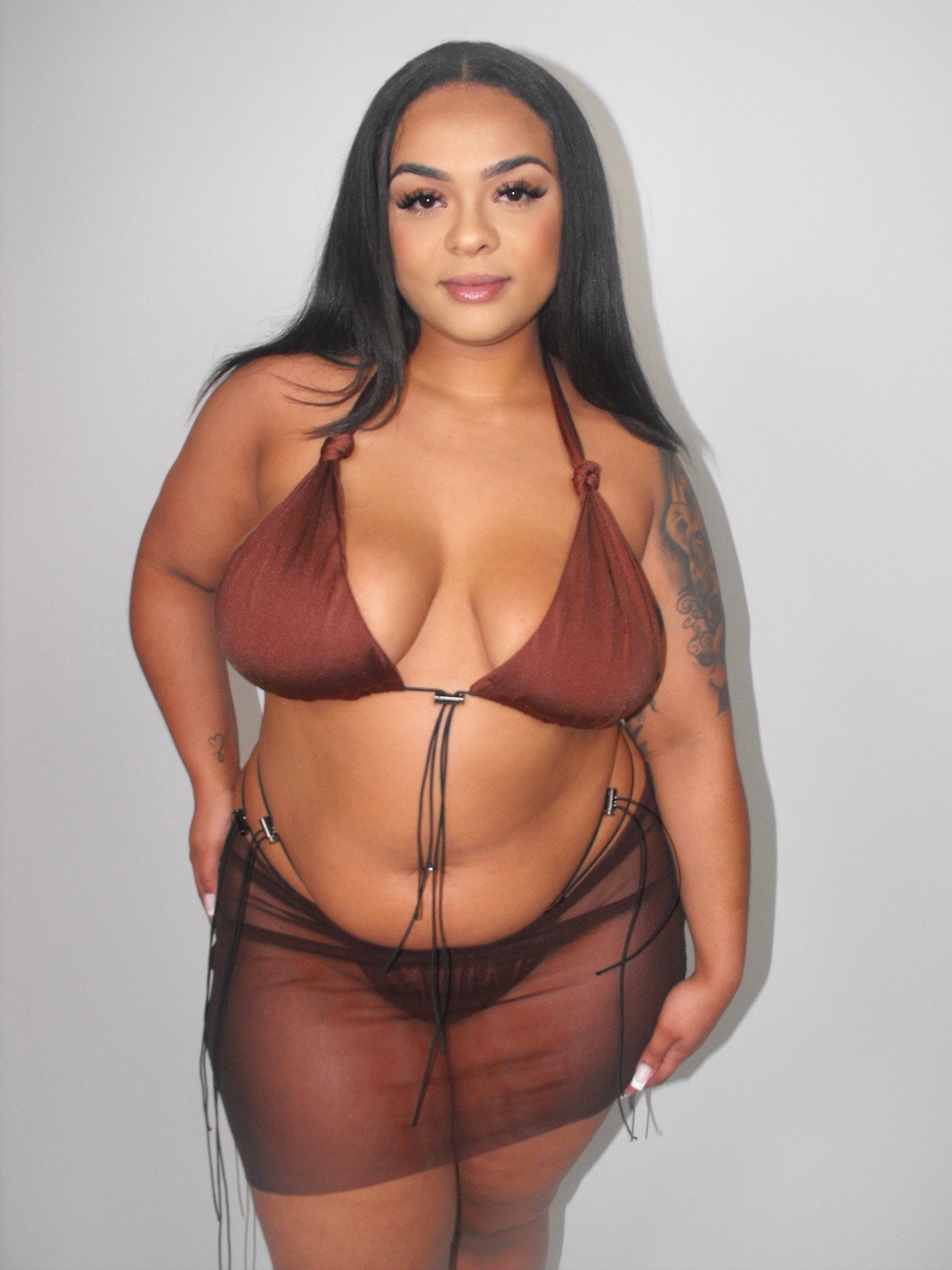 Athena - The Multiway Bikini  - Chocolate (Made to order)