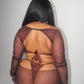 Twist Sleeve Mesh Set - Chocolate (Made to order)