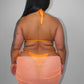 Athena - The Multiway Bikini  - Tangerine (Made to order)