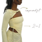 VENUS Multi-Way Bandeau top + Twist Sleeve (2 in 1) - 'CREAM'